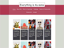 Tablet Screenshot of everythingisausome.com